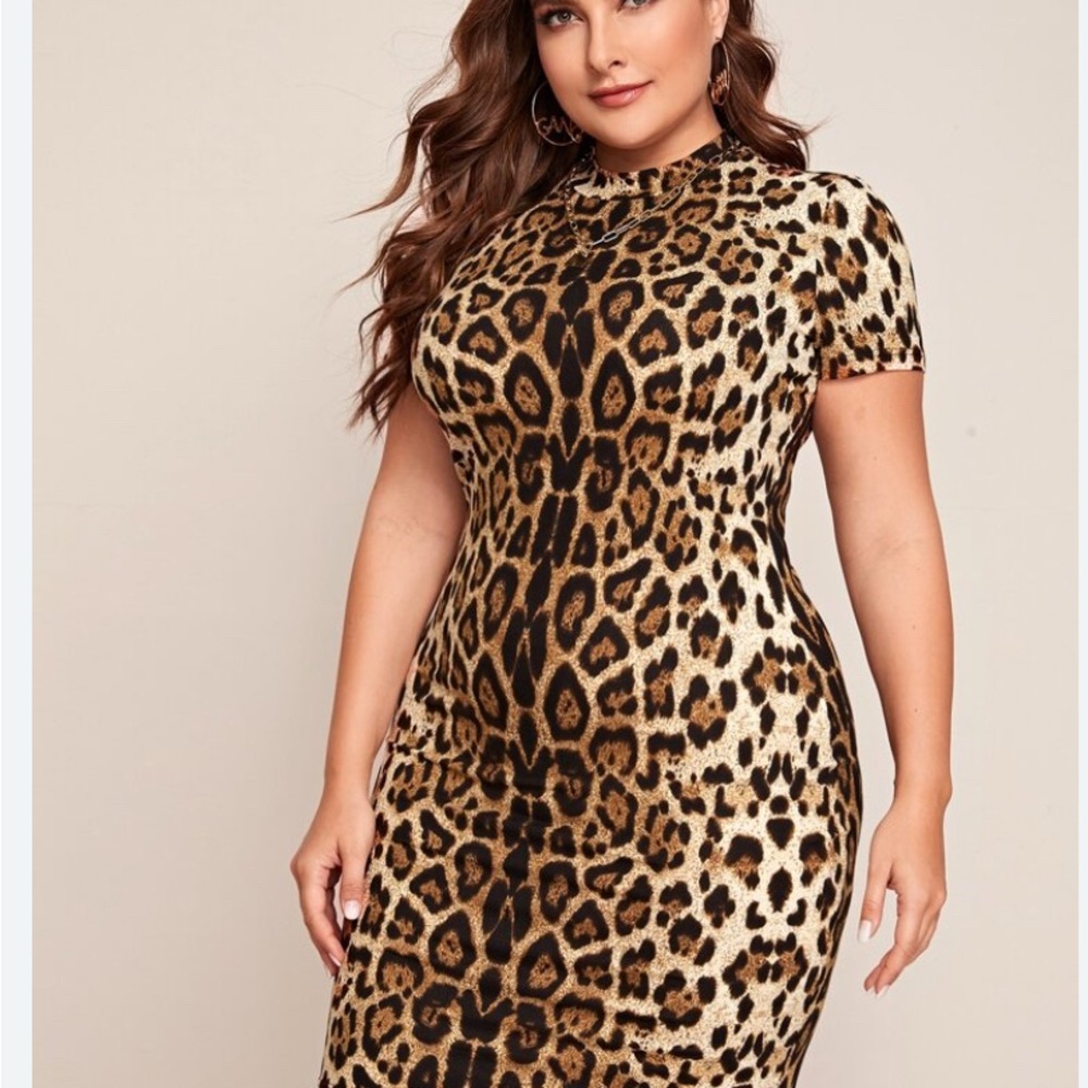 Print Women's Dress SHEIN curve 2XL